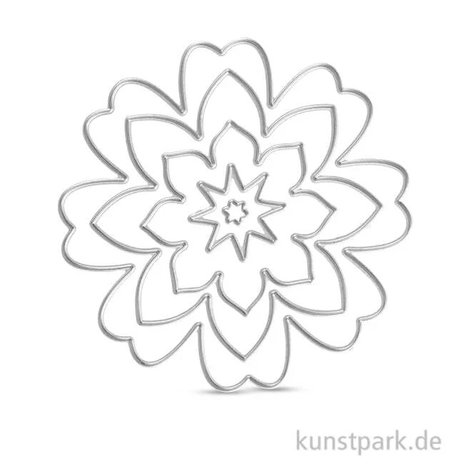 Artikelbild 1 des Artikels “Stanzform - Blüte, Größe 8,1x8,1 cm “