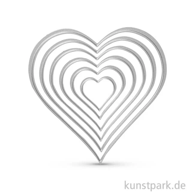 Artikelbild 1 des Artikels “Stanzform - Herzen, Größe 3-11,5 cm “