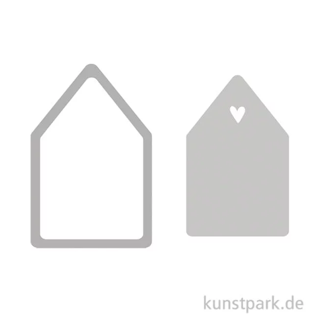 Artikelbild 1 des Artikels “Stanzschablone Häuser, 5,8 x 8,6 cm “