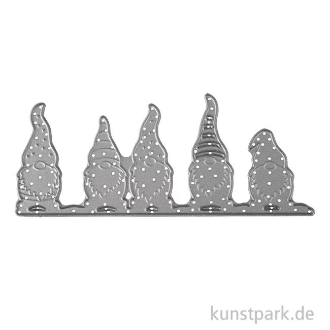 Artikelbild 1 des Artikels “Stanzschablone - Wichtelfamilie, 11,8 x 4,8 cm “
