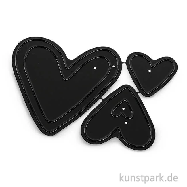 Artikelbild 1 des Artikels “Stanzschablonen Set - Hearts, 3 Stück “