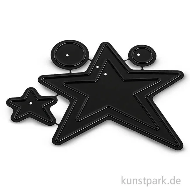 Artikelbild 1 des Artikels “Stanzschablonen Set - Stars & Circles, 4 Stück “