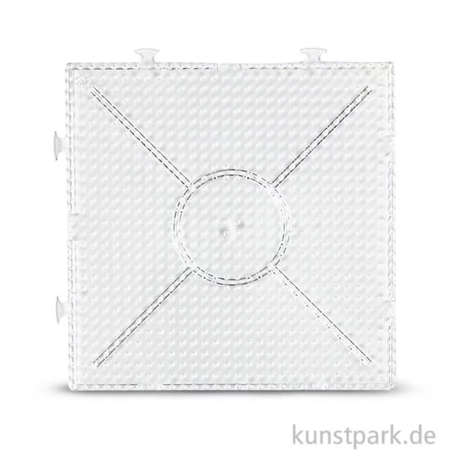 Artikelbild 1 des Artikels “Steckplatte für Bügelperlen, Größe 15x15 cm, 1 Stück “