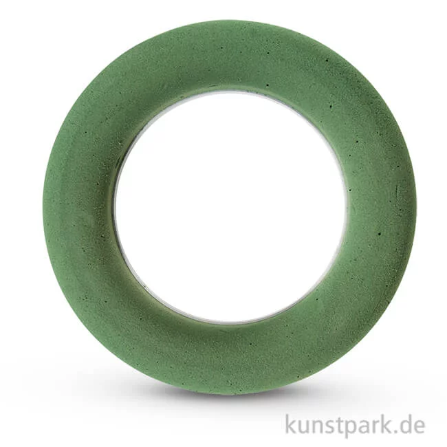 Artikelbild 1 des Artikels “Steckschaum - Ring mit Plastikunterlage, 25 cm, Dicke 3,5 cm “