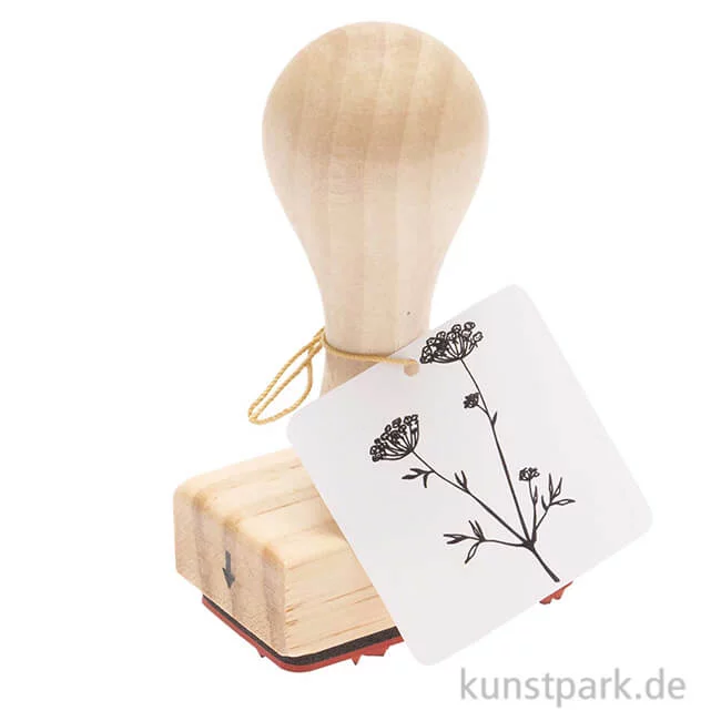 Artikelbild 1 des Artikels “Stempel aus Holz - Anis Blume, 3 x 5 cm “