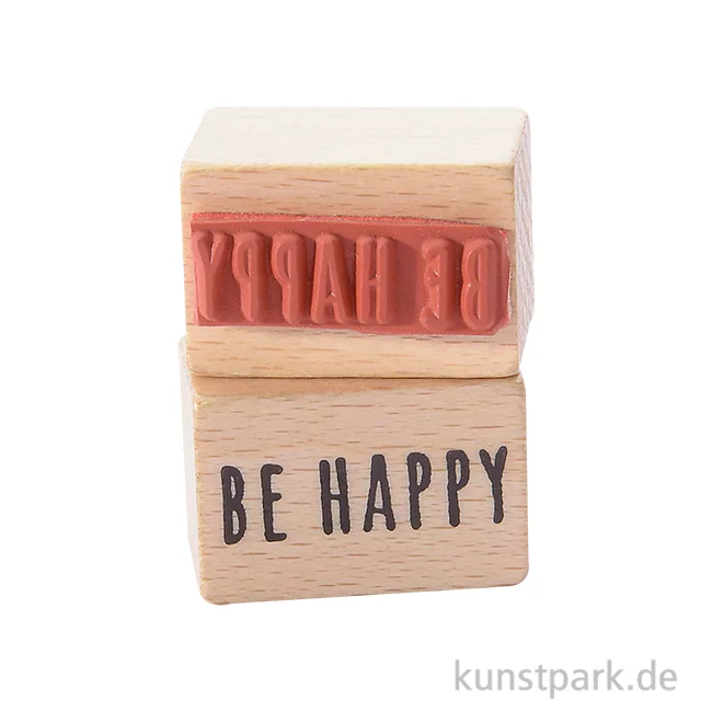 Artikelbild 1 des Artikels “Stempel - Be Happy, 2 x 3 cm “