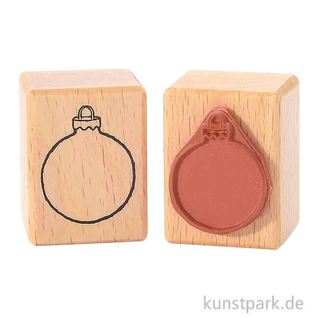 Artikelbild 1 des Artikels “Stempel - Christbaumkugel für kleine Kreise, 3 x 4 cm “