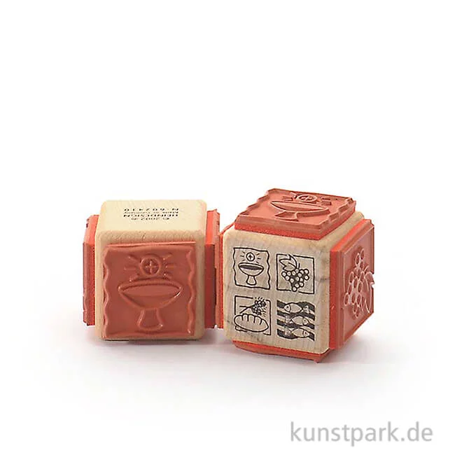 Artikelbild 1 des Artikels “Stempel - Christliche Symbole - Würfel “