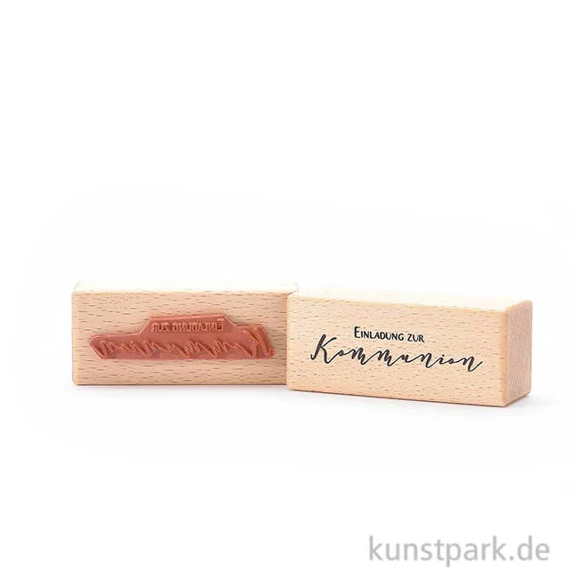 Artikelbild 1 des Artikels “Stempel - Einladung zur Kommunion, 3x7 cm “