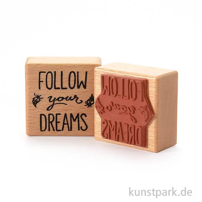 Artikelbild 1 des Artikels “Stempel - Follow your Dreams, 5 x 5 cm “