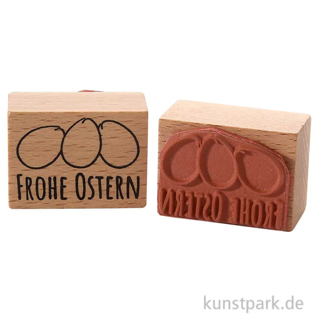 Artikelbild 1 des Artikels “Stempel - Frohe Ostern Eier, 3 x 4 cm “