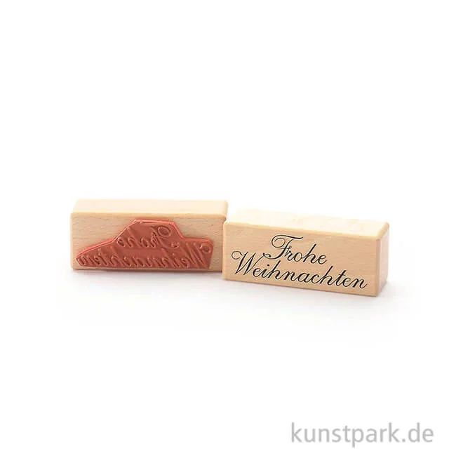 Artikelbild 1 des Artikels “Stempel - Frohe Weihnachten - 3x8 cm “