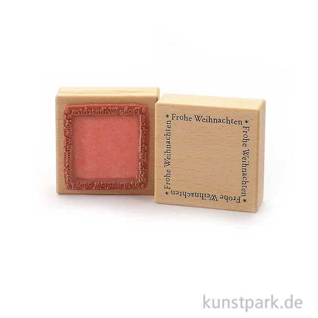 Artikelbild 1 des Artikels “Stempel - Frohe Weihnachten Rahmen - 7x7 cm “