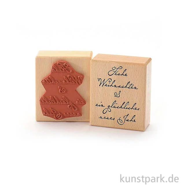 Artikelbild 1 des Artikels “Stempel - Frohe Weihnachten und ein glückliches neues Jahr - 6x7 cm “
