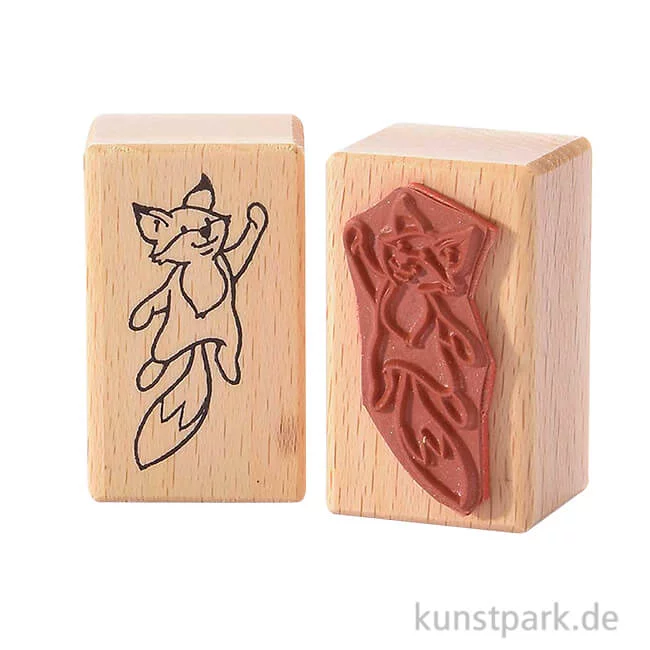 Artikelbild 1 des Artikels “Stempel - Fuchs fliegend, 3 x 5 cm “
