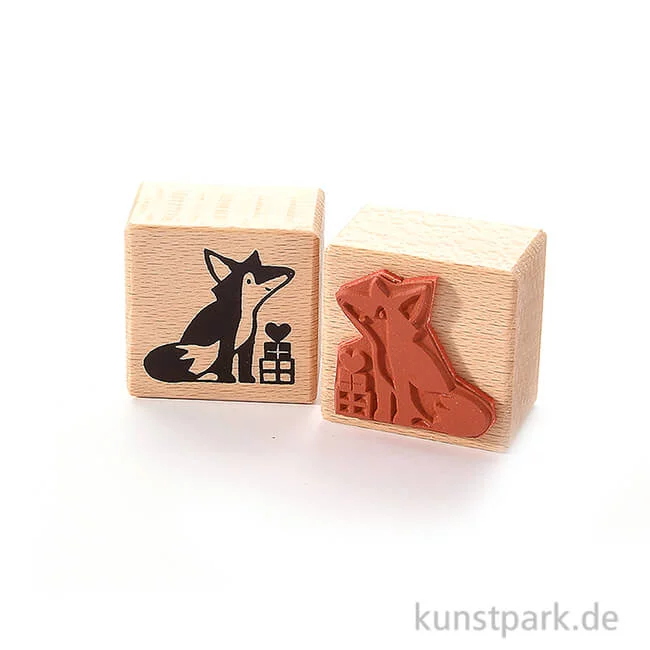 Artikelbild 1 des Artikels “Stempel - Fuchs mit Geschenken, 4 x 4 cm “