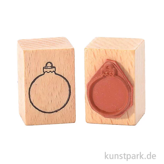 Artikelbild 1 des Artikels “Stempel - Ganz kleine Christbaumkugel, 2 x 3 cm “