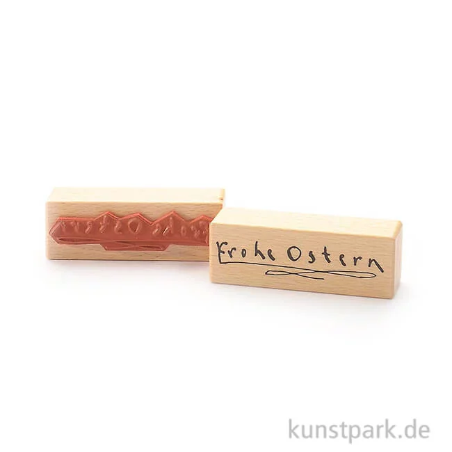 Artikelbild 1 des Artikels “Stempel - Frohe Ostern - 3x9 cm “
