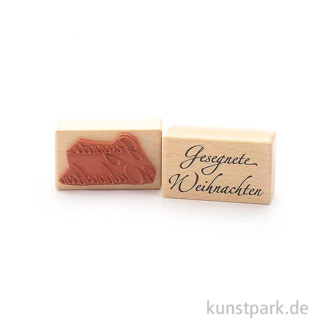 Artikelbild 1 des Artikels “Stempel - Gesegnete Weihnachten - 4x7 cm “