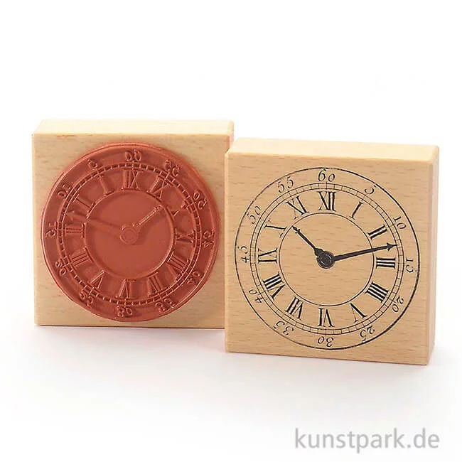 Artikelbild 1 des Artikels “Stempel - Große Uhr - 8x8 cm “