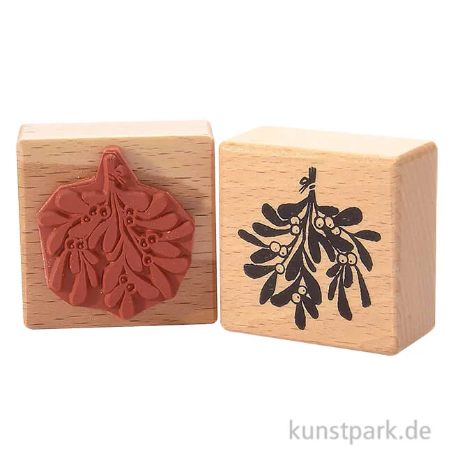 Artikelbild 1 des Artikels “Stempel - Hängender Mistelzweig, 5 x 5 cm “
