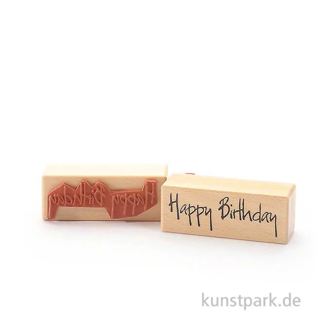 Artikelbild 1 des Artikels “Stempel - Happy Birthday - 3x8 cm “