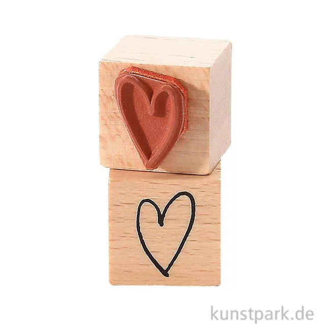Artikelbild 1 des Artikels “Stempel - Herzkontur, 2 x 2 cm “