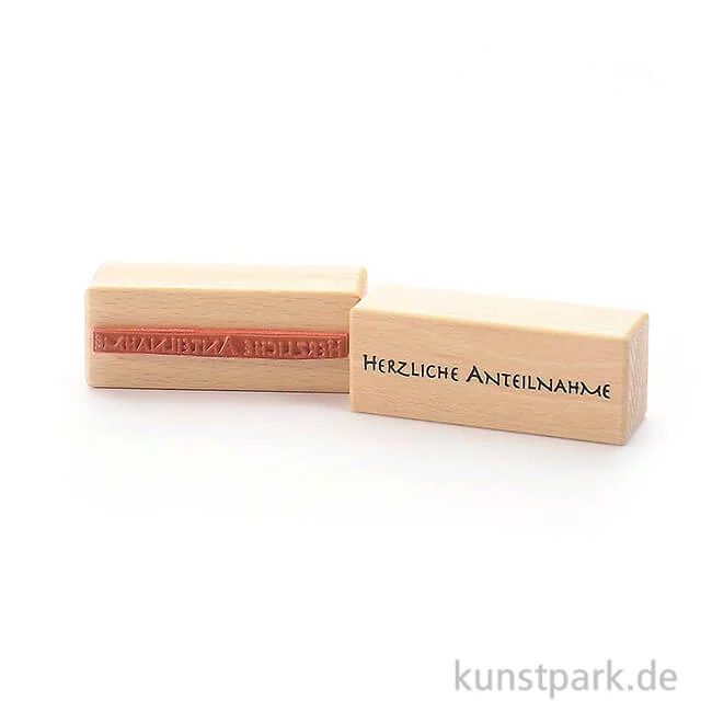 Artikelbild 1 des Artikels “Stempel - Herzliche Anteilnahme - 3x8 cm “