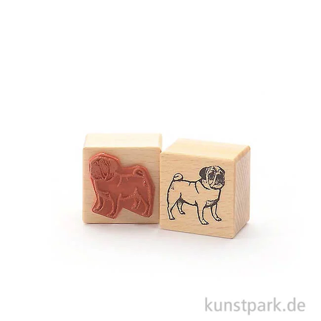 Artikelbild 1 des Artikels “Stempel - Mops - 4x4 cm “