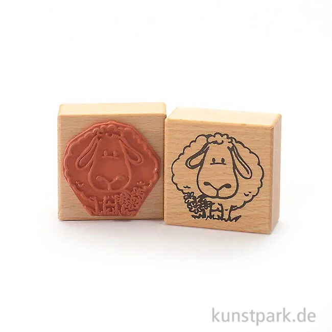 Artikelbild 1 des Artikels “Stempel - Nettes Schaf - 6x6 cm “