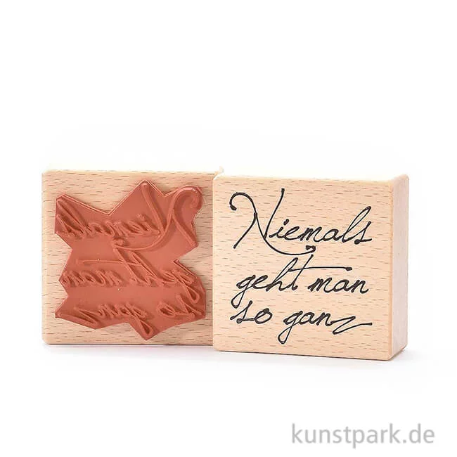 Artikelbild 1 des Artikels “Stempel - Niemals geht man so ganz, 6x6 cm “
