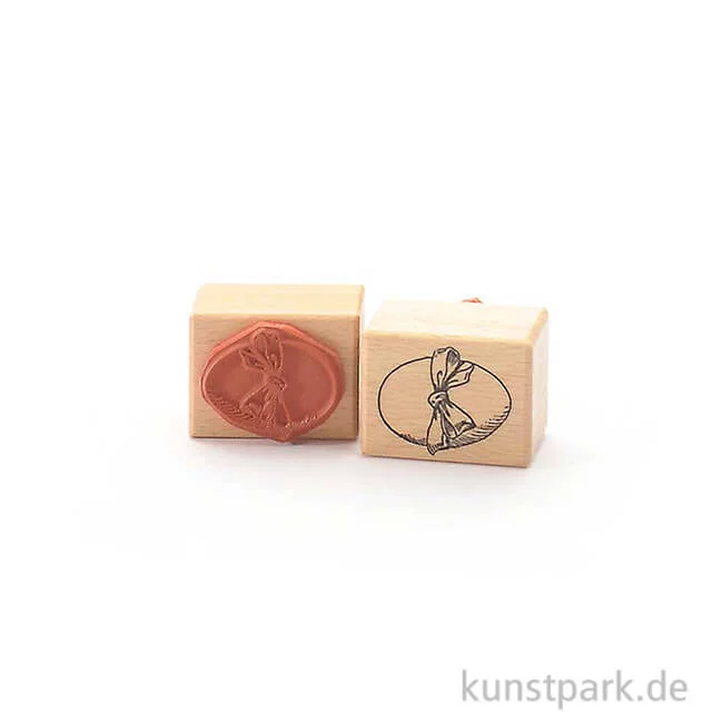 Artikelbild 1 des Artikels “Stempel - Osterei mit Schleife - 3x4 cm “
