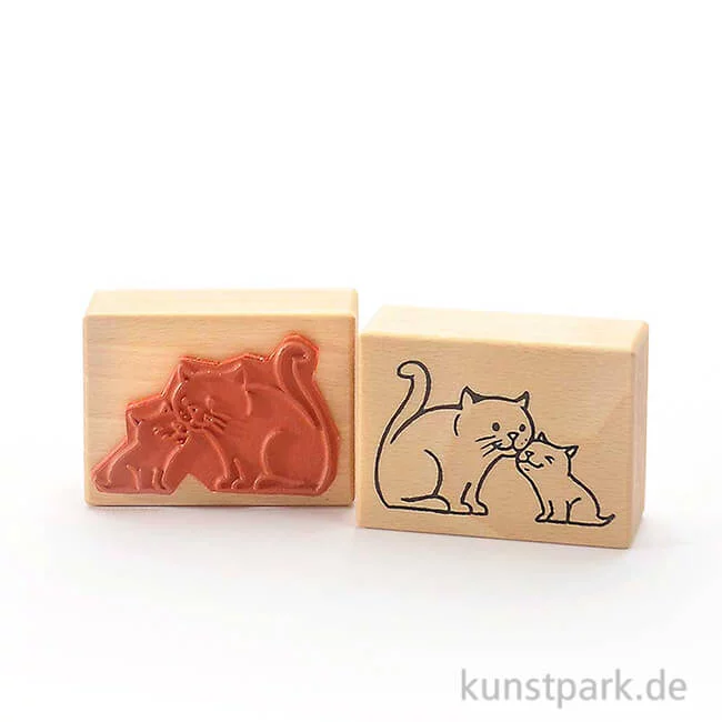 Artikelbild 1 des Artikels “Stempel - Schmusekatzen, 5x7 cm “