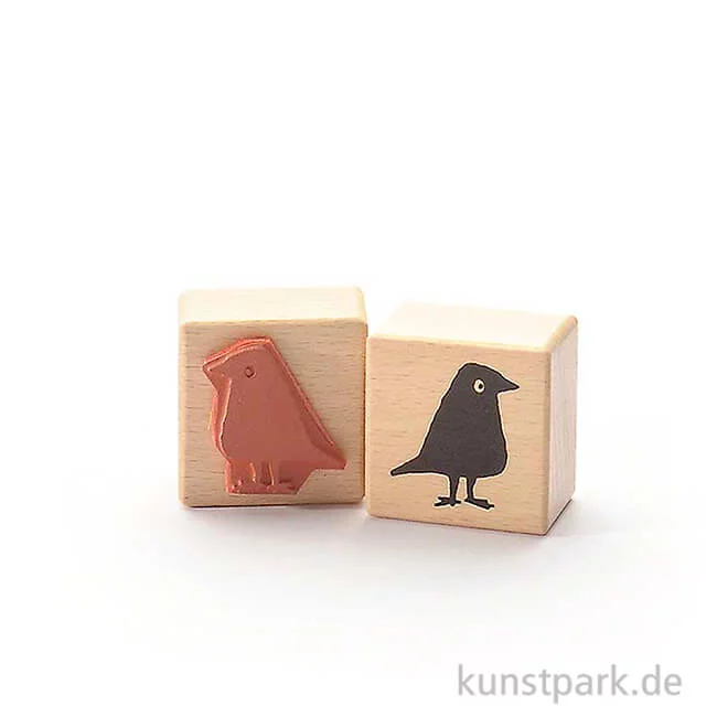 Artikelbild 1 des Artikels “Stempel - Schwarzer Vogel, 4x4 cm “