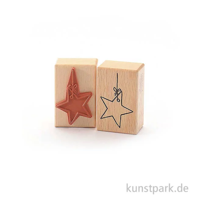 Artikelbild 1 des Artikels “Stempel - Stern am Band - 4x6 cm “