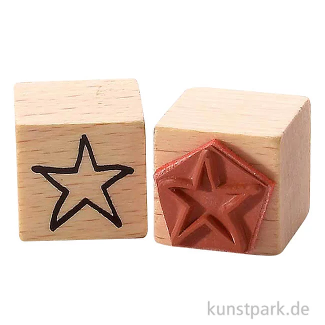 Artikelbild 1 des Artikels “Stempel - Stern Kontur, 2 x 2 cm “