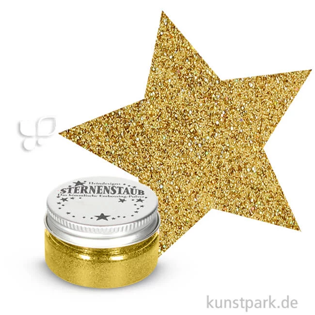 Artikelbild 1 des Artikels “Stempel Sternenstaub Embossing Pulver, 14 ml Dose | Ägyptisch Gold“