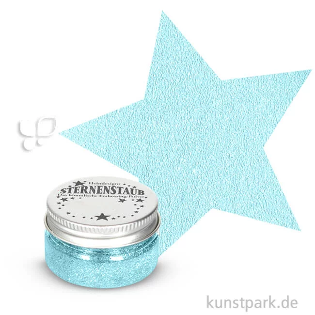 Artikelbild 1 des Artikels “Stempel Sternenstaub Embossing Pulver, 14 ml Dose | Babyblau“