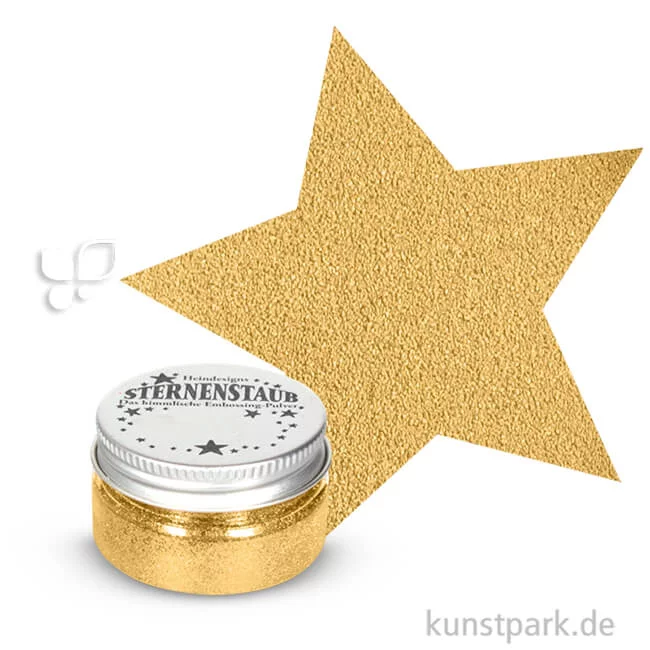 Artikelbild 1 des Artikels “Stempel Sternenstaub Embossing Pulver, 14 ml Dose | Goldschimmer“