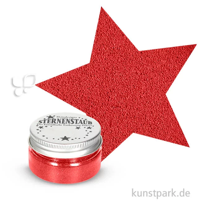 Artikelbild 1 des Artikels “Stempel Sternenstaub Embossing Pulver, 14 ml Dose | Rot“