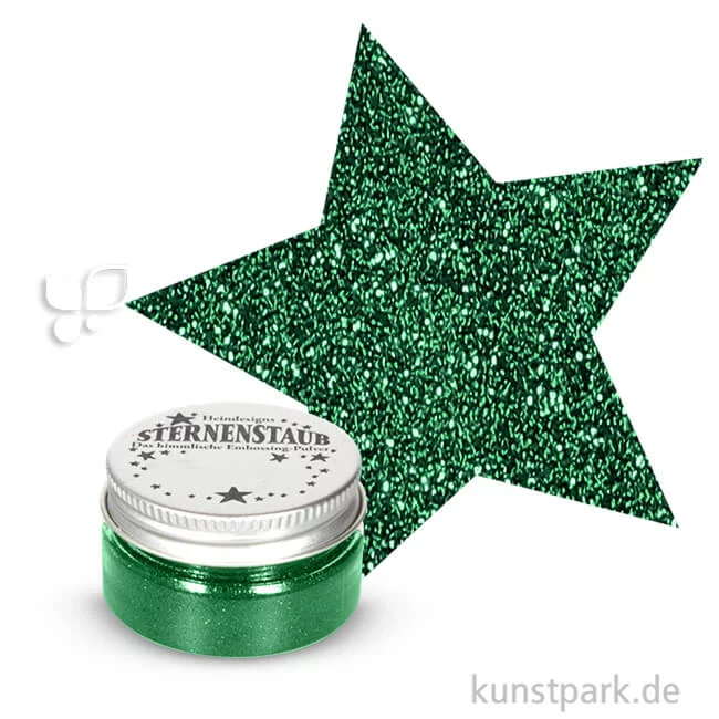 Artikelbild 1 des Artikels “Stempel Sternenstaub Embossing Pulver, 14 ml Dose | Super Grün“