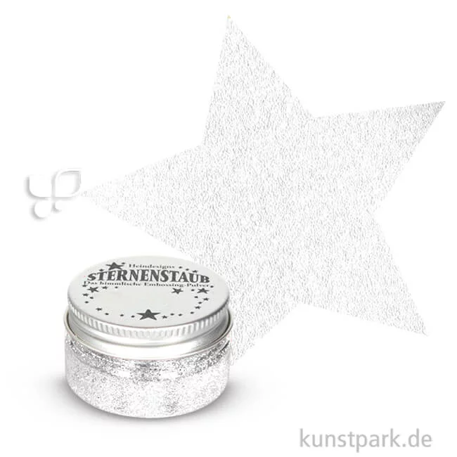 Artikelbild 1 des Artikels “Stempel Sternenstaub Embossing Pulver, 14 ml Dose | Weiß“
