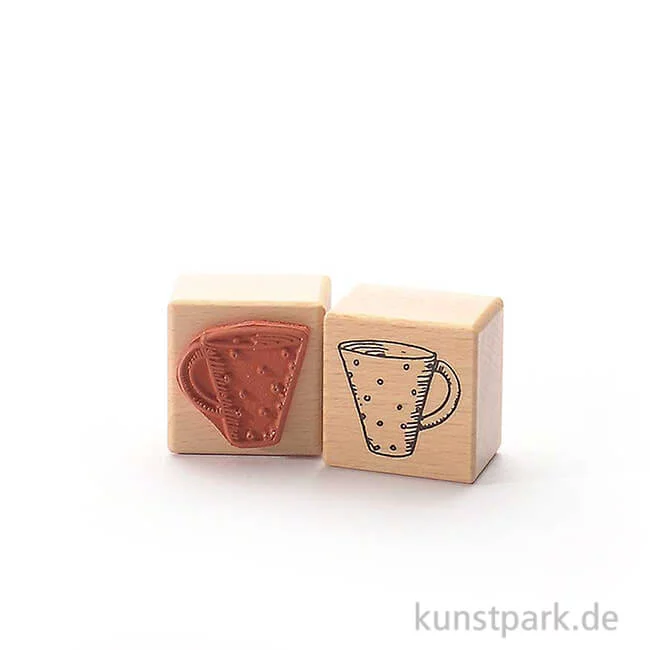 Artikelbild 1 des Artikels “Stempel - Tina - Tasse mit Punkten - 4x4 cm “