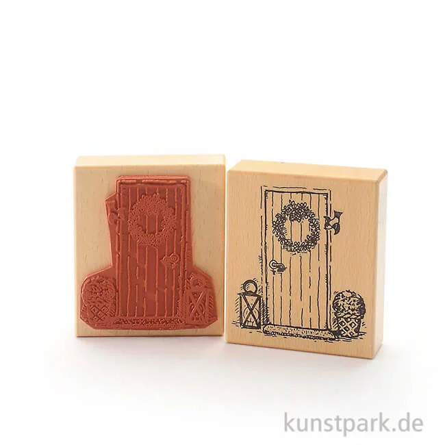Artikelbild 1 des Artikels “Stempel - Tina - Tür mit Mistelzweig - 8x9 cm “