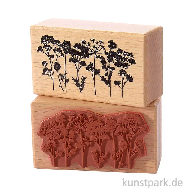 Artikelbild 1 des Artikels “Stempel - Wiesenkräuter, 4 x 7 cm “
