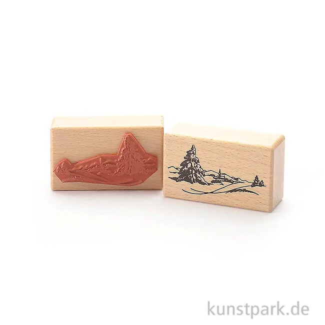 Artikelbild 1 des Artikels “Stempel - Winterlandschaft - 4x7 cm “
