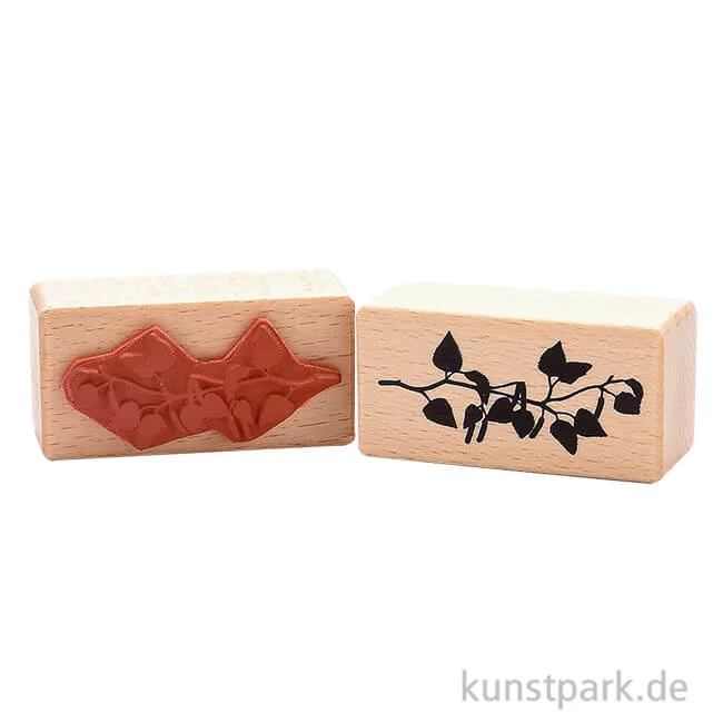 Artikelbild 1 des Artikels “Stempel - Zweig einer Birke, 3 x 6 cm “