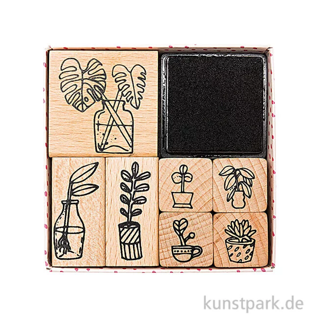 Artikelbild 1 des Artikels “Stempelset - Hygge Plants mit 7 Stempel “