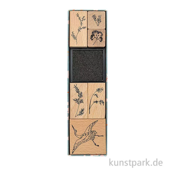 Artikelbild 1 des Artikels “Stempelset - Jardin Japonais, Kranich “