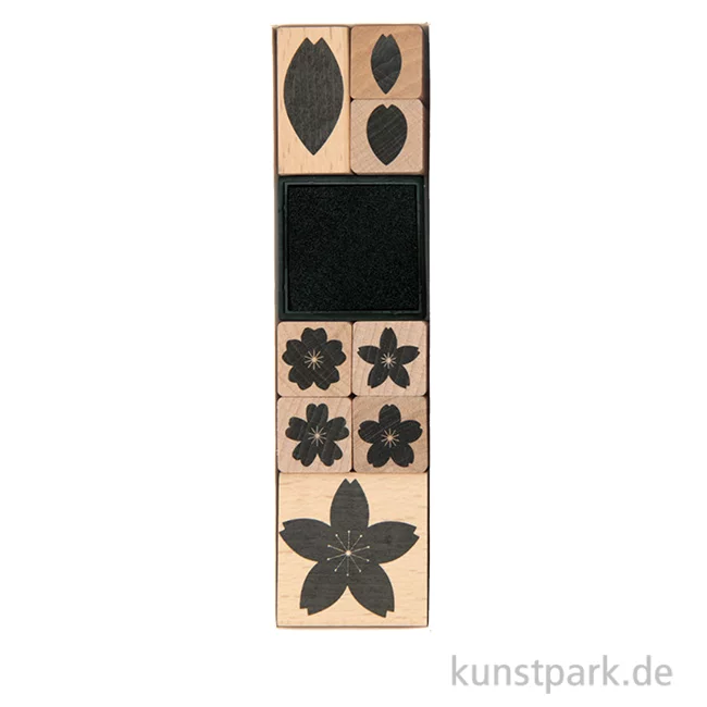 Artikelbild 1 des Artikels “Stempelset - Sakura, 8 Kirschblüten Stempel “